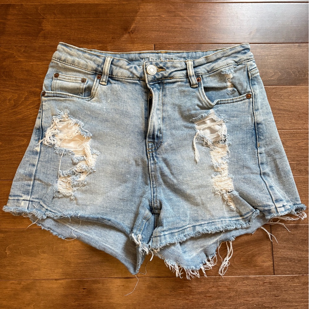 AEROPOSTALE DENIM MOM SHORTS